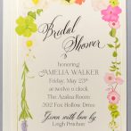 Flower Bridal Shower Invitation