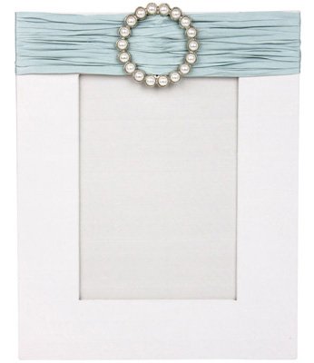 Frame with Ribbon and Pearl Decoration