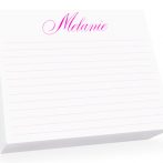 Personalized Lined Notepaper